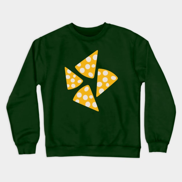 CHEESE PLEASE! Swiss Cheese Fun Gourmet Picnic Food - UnBlink Studio by Jackie Tahara Crewneck Sweatshirt by UnBlink Studio by Jackie Tahara